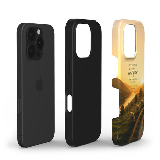 Vue d'une coque de téléphone chrétienne