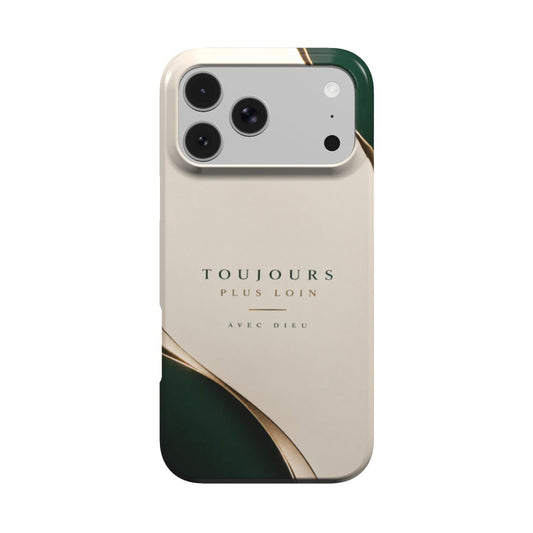 Toujours Plus Loin avec Dieu – Coque de Téléphone