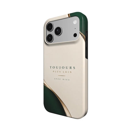 Toujours Plus Loin avec Dieu – Coque de Téléphone
