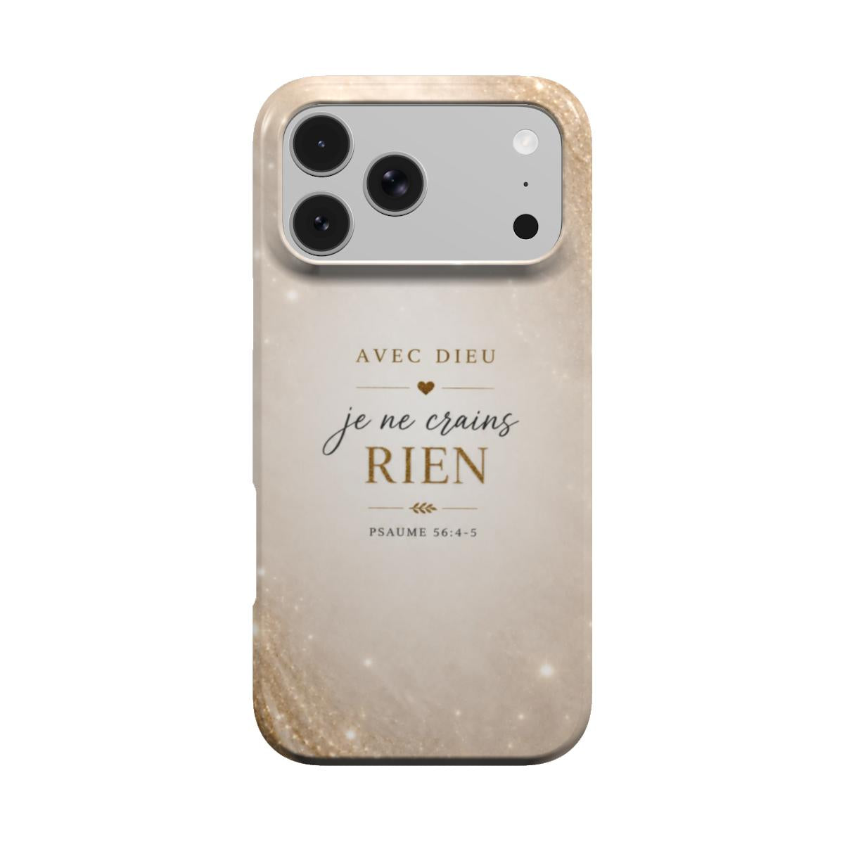 Avec toi je ne Crains rien - Coque de Téléphone