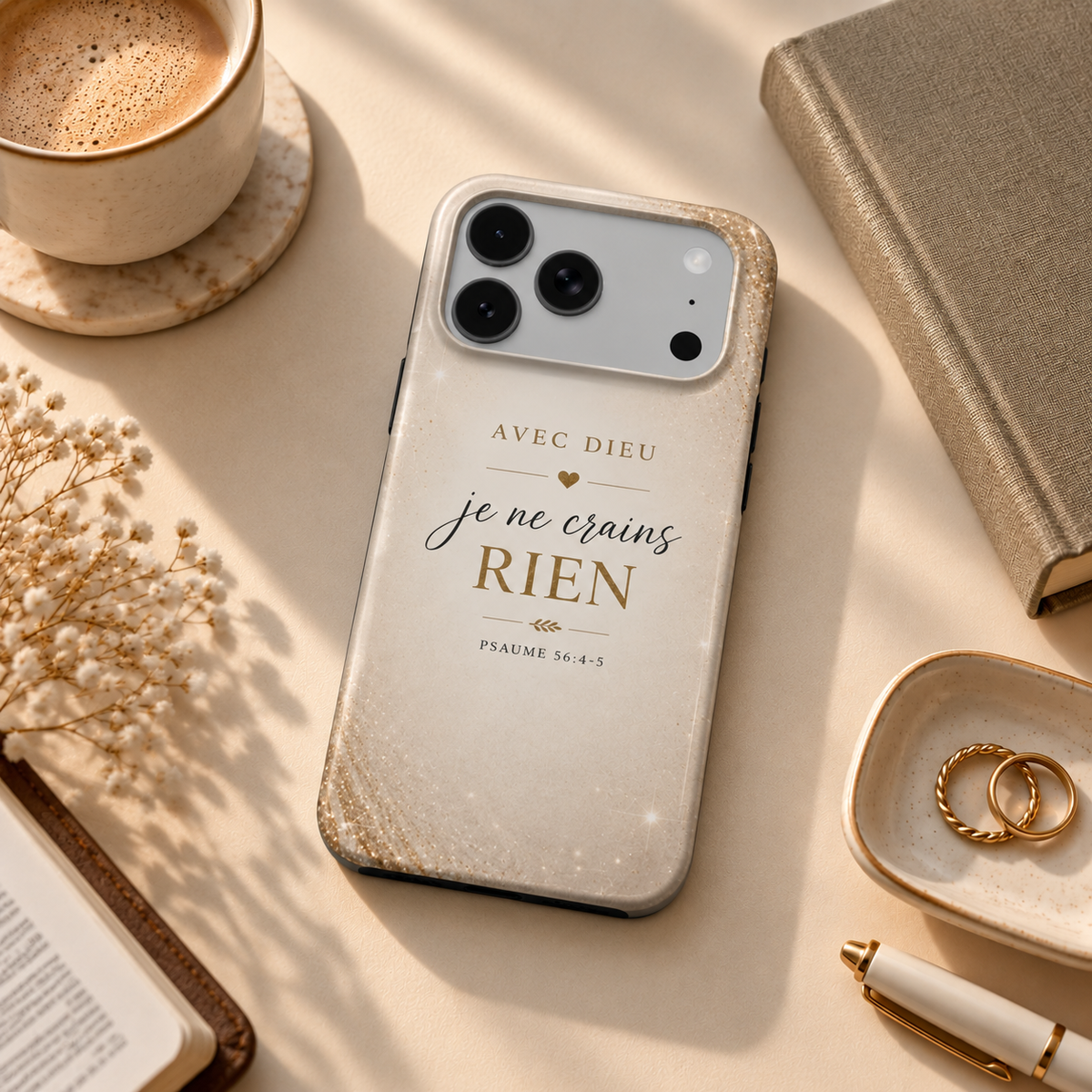 Avec toi je ne Crains rien - Coque de Téléphone