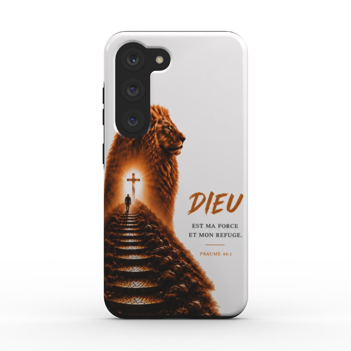 Dieu est ma Force - Coque de Téléphone