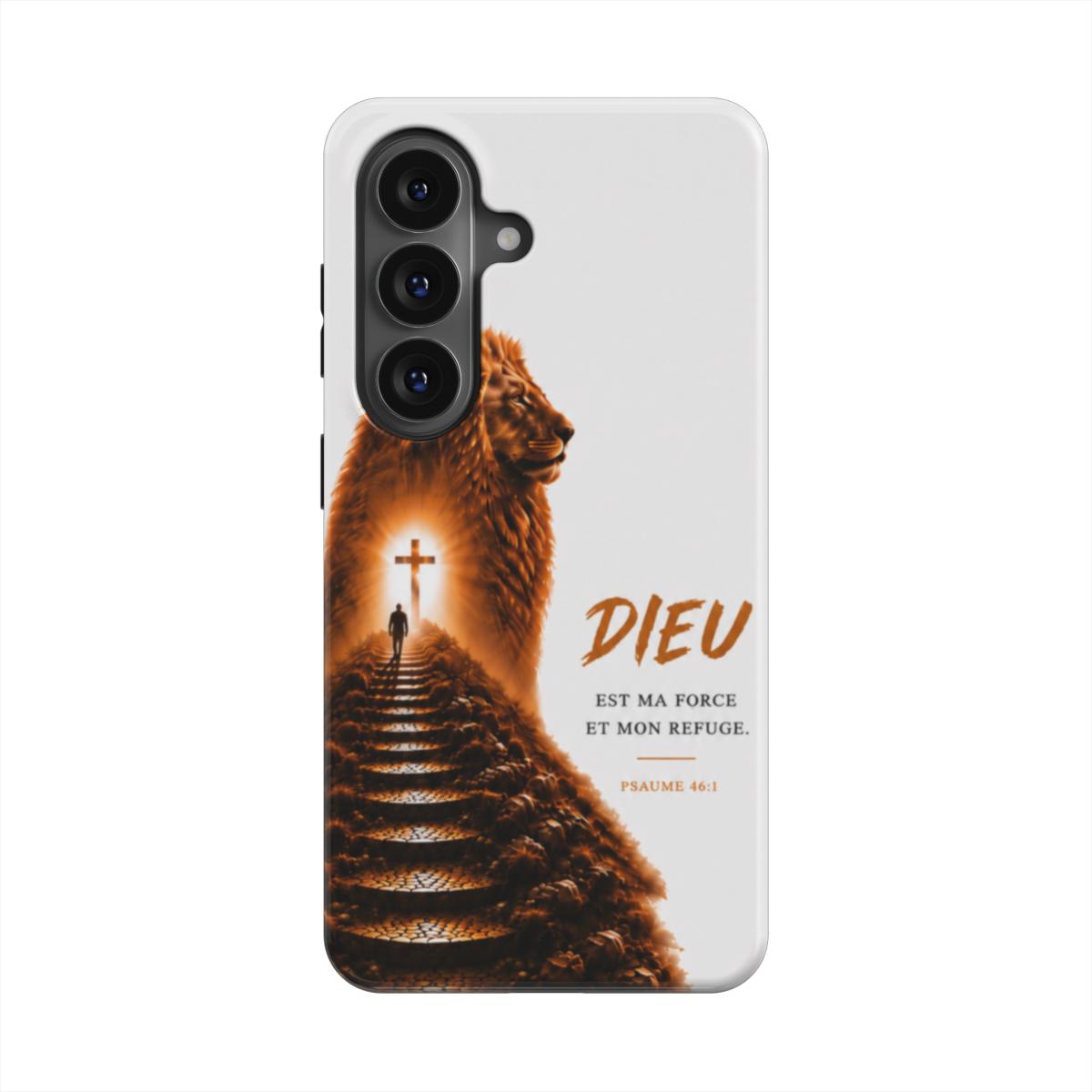 Dieu est ma Force - Coque de Téléphone