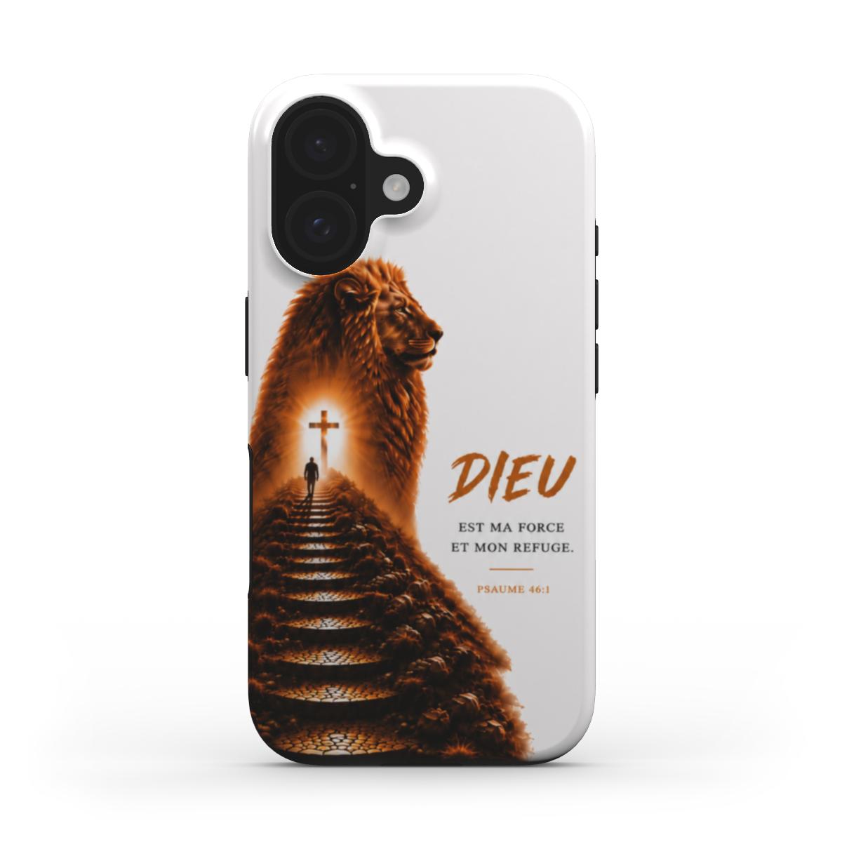 Dieu est ma Force - Coque de Téléphone