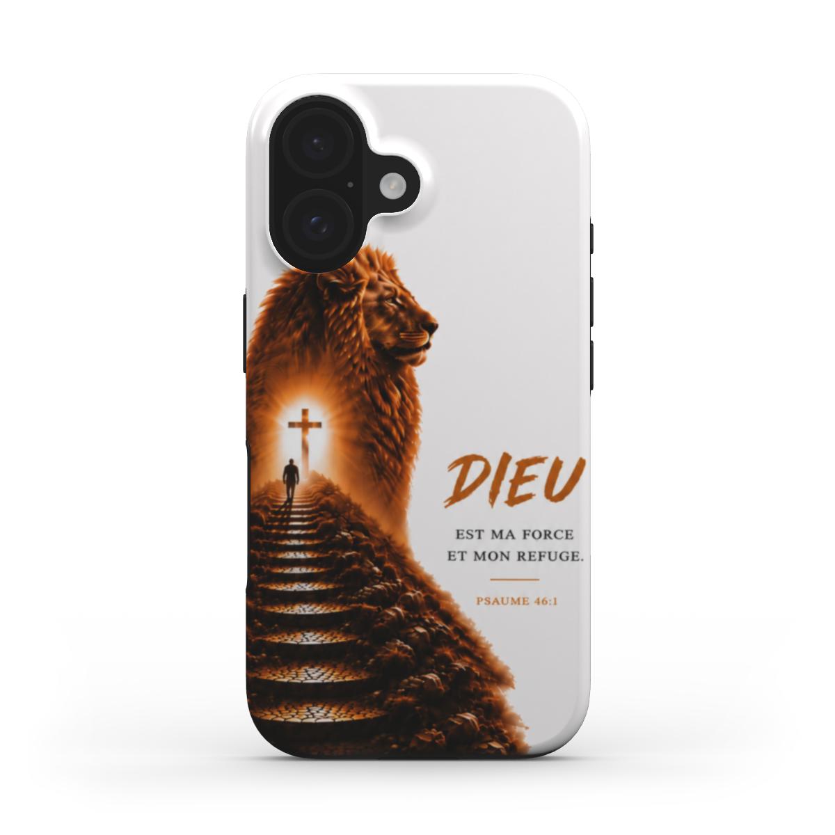Dieu est ma Force - Coque de Téléphone