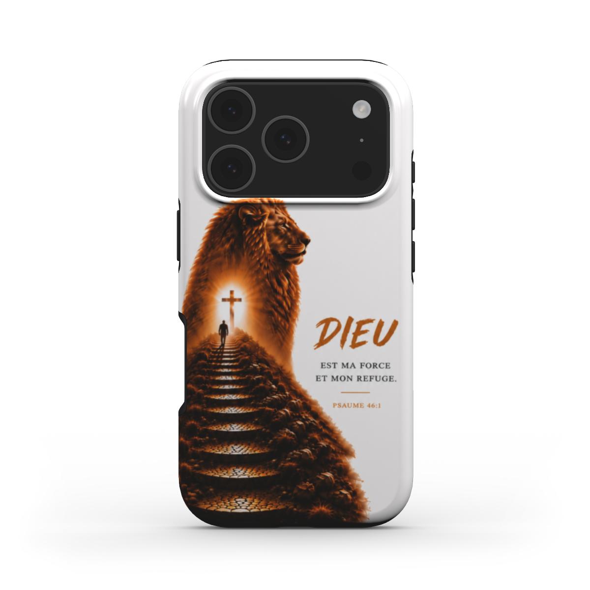 Dieu est ma Force - Coque de Téléphone