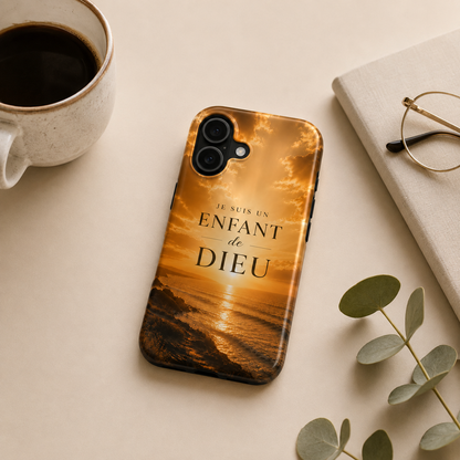Coque de téléphone « Je suis un enfant de dieu »