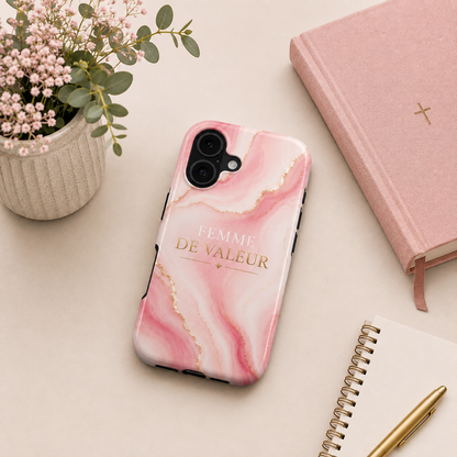 Coque avec finition premium