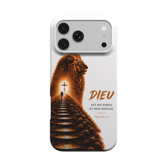 Dieu est ma Force - Coque de Téléphone