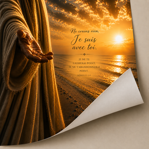 Papier mat premium d’une affiche chrétienne