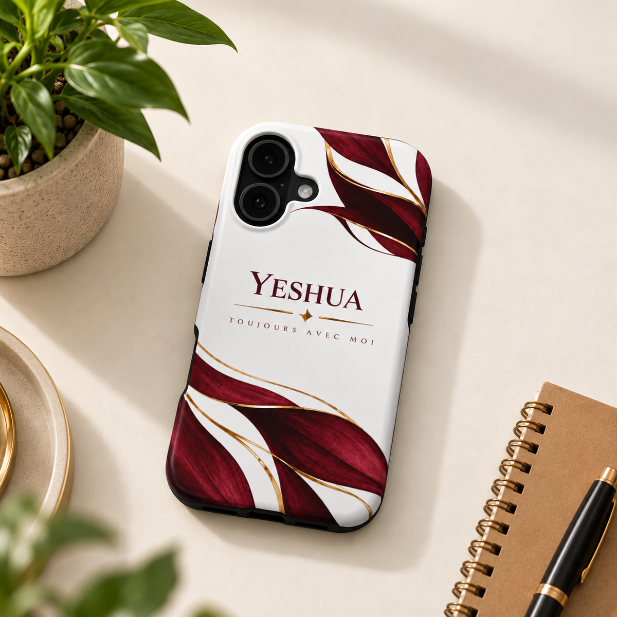 Coque chrétienne Yeshua « Toujours avec moi »