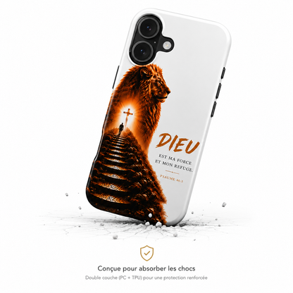 Coque de téléphone avec protection renforcée à double couche PC + TPU