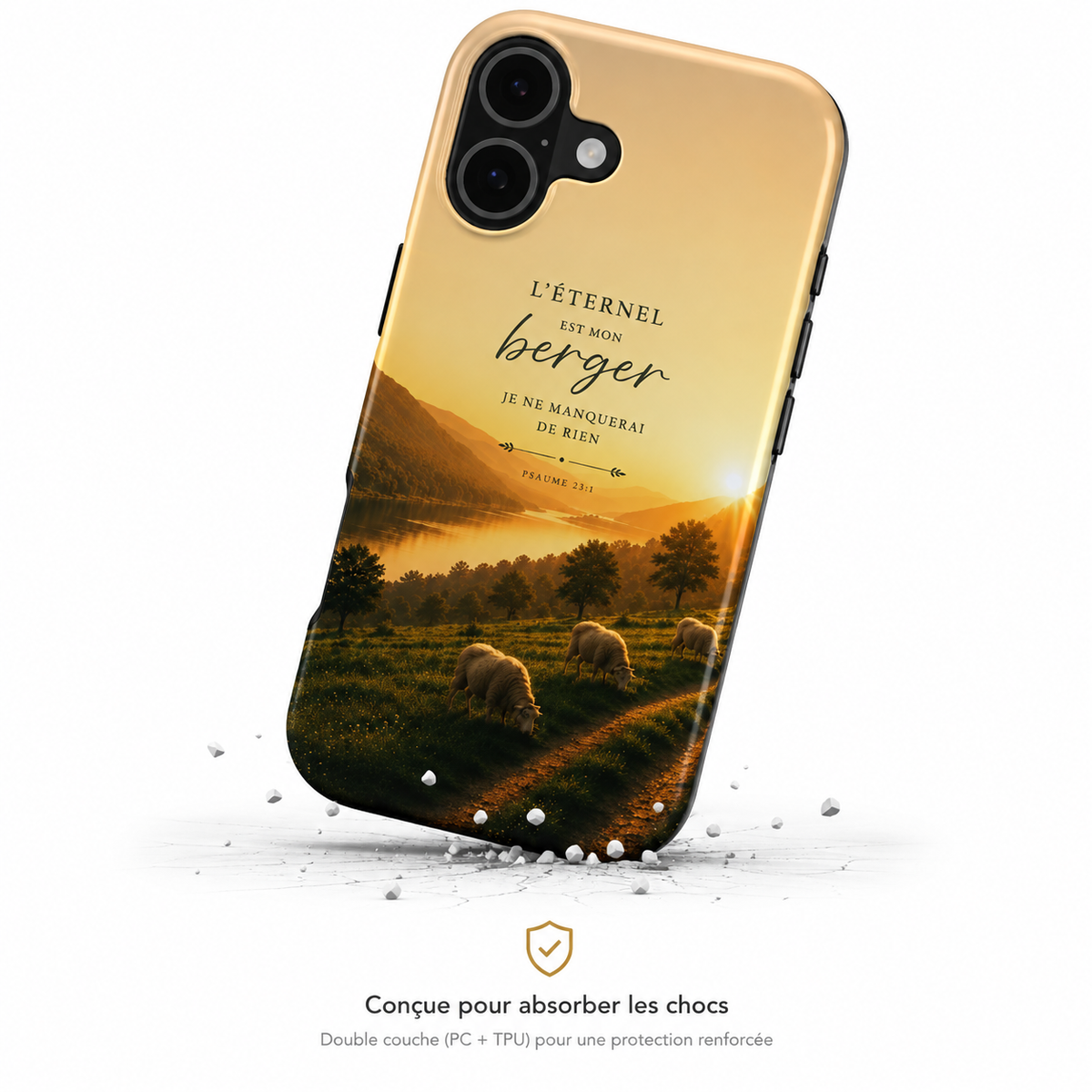 Coque de téléphone  « L'éternel est mon berger »