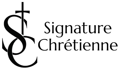 Logo Signature Chrétienne - tableaux chrétiens et affiches chrétiennes